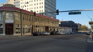 view of cat's ballroom from corner of BB King and Court - contact information